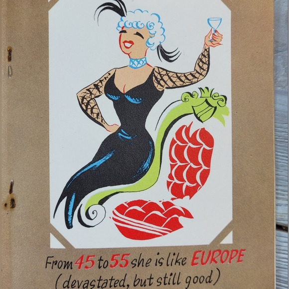 1940s Naughty Multi-Page Birthday Card - A Nova Laugh - Made In USA - Funny - ! - Picture 6 of 11